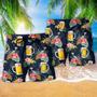 Beer Tropical Floral Basic Beach Short