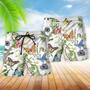 Butterfly Floral Beautiful Beach Short