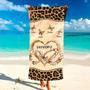 Butterfly Grandkids Personalized Beach Towels Summer Mom Grandma Gift