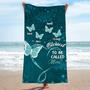 Butterfly Grandma Personalized Beach Towels Perfect Summer Gift Idea