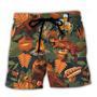 Camping Funny Dinosaur Hungry Happy Camper Lover Camping - Beach Short Evofox