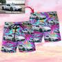 Car Various Style Custom Photo Beach Short