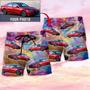 Car Various Style Custom Photo Beach Short