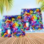 Cat Colorful Rainbow Beach Short