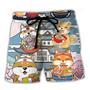 Cat Ramen Lovely Style Beach Short