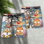 Cat Ramen Lovely Style Beach Short