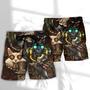 Cat Steampunk Art Steal Heart Beach Short