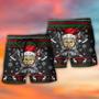 Christmas Deck Valhalla With Skull Of Glory Beach Short