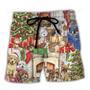 Christmas Dog Lover Merry Lovely Xmas Beach Short