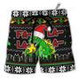 Christmas Godzila Falalalala Xmas Beach Short