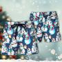 Christmas Happy Snowman Xmas Beach Short