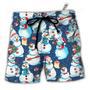 Christmas Happy Snowman Xmas Beach Short