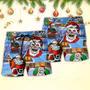 Christmas Skull Santa In The Town Love Xmas Beach Short