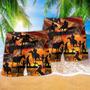 Cowboy American Love Life Sunset Background Beach Short