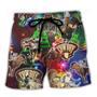 Cowboy Rodeo Merry Christmas Beach Short