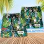 Cricket Sport Funny Play Tropical Vibe Beach Short