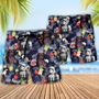 Darth Storm Trooper Flower Beach Short