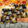 Darth Stormtrooper Helmet Autumn Wild Sunflowers Beach Short