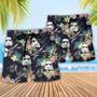 Darth Stormtrooper Helmet Tropical Pattern Beach Short