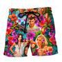 Dexter Synthwave Tropical Summer Special Beach Short