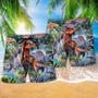 Dinosaur World Amazing Style Beach Short