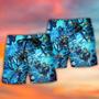 Diving Under The Sea Art Style Beach Short