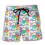 DnD Cat Cute Rolling Dice Beach Short