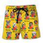 Dog Of DN Funny Dog Tropical Floral Lego Style Lovers Dog Beach Short