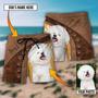 Dog Paw Various Style Custom Photo Personalized Beach Short