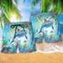 Dolphin Life In The Ocean World Cool Style Beach Short