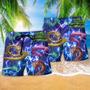 Dragon Love Life Lightning Beach Short