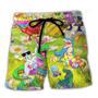 Easter Dinosaurs T-Rexes Wanna Joint Eggs Beach Short