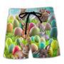 Easter This Is My Easter Shirt Rabbit Funny Happy Easter Beach Short