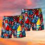 Firework Independence Day Color Style Beach Short