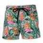 Flamingo Colorful Tropical Leaf Style Beach Short