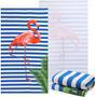 Flammingo Design Womens Beach Towels Perfect Poolside Tropical Trips