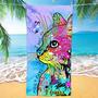 Flip Flop Theme Personalized Bath Beach Towels Girls Unique Design