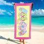 Flip Flop Theme Personalized Bath Beach Towels Girls Unique Design