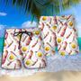 Food Bacon Egg Food Collection Beach Short