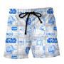 Galaxy Ships Imperial Walkers Beach Short