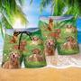 Golden Retriever Love Play Dogs Beach Short