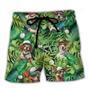 Golf Funny Dog Playing Golf Are You Looking At My Putt Tropical Golf Lover Beach Short