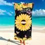 Grandkids Flower Grandma Personalized Beach Towels Perfect Gift Idea