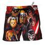 Halloween Costumes Horror Darth Beach Short