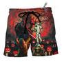 Halloween Creepy Scare Beach Short