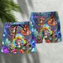 Hippie Magic Mystic Color Man Beach Short