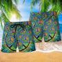 Hippie Peaceful Life Color Beach Short