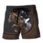 Horse Dressage Lover Racing Beach Short