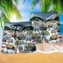 Jeep Party Merry Christmas Night Beach Short