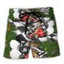 Kangraroo Racing Formula One Car Racing Australian Art Vibe Beach Short